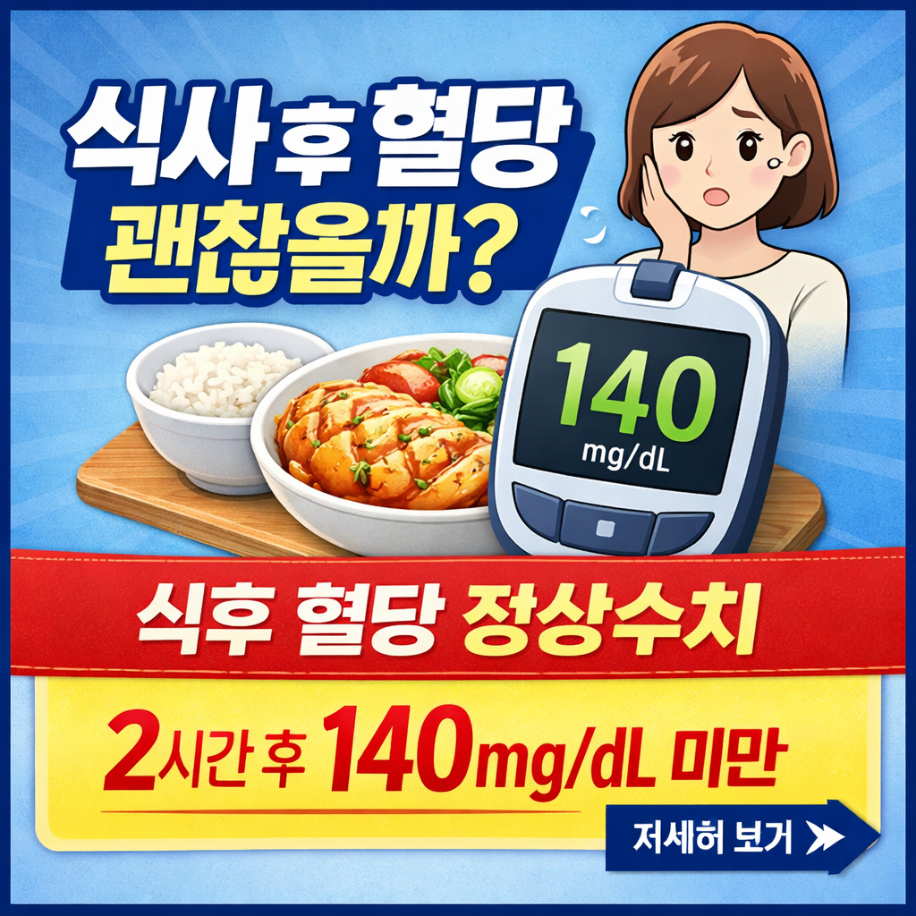 식후 혈당 수치