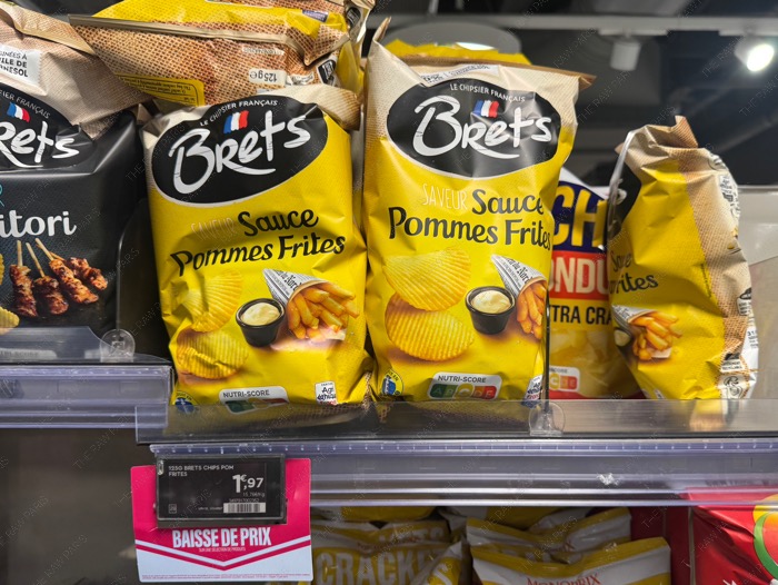 Brets Saveur Sauce Pommes Frites french fries sauce flavored potato chips