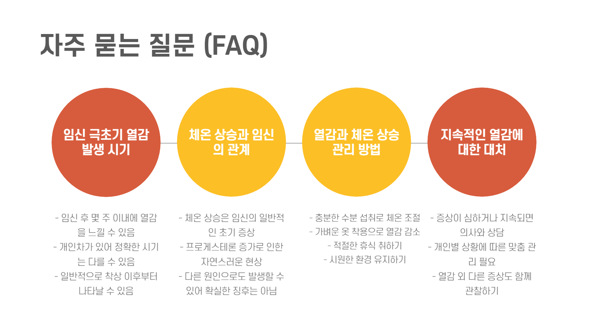 임신 극초기 증상 열감과 체온 상승 이유와 대처법