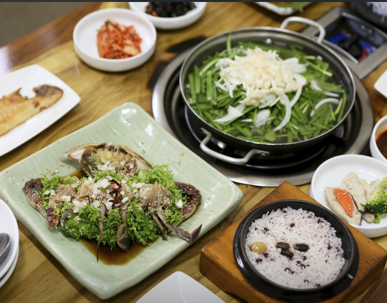 한주옥 식당 메뉴