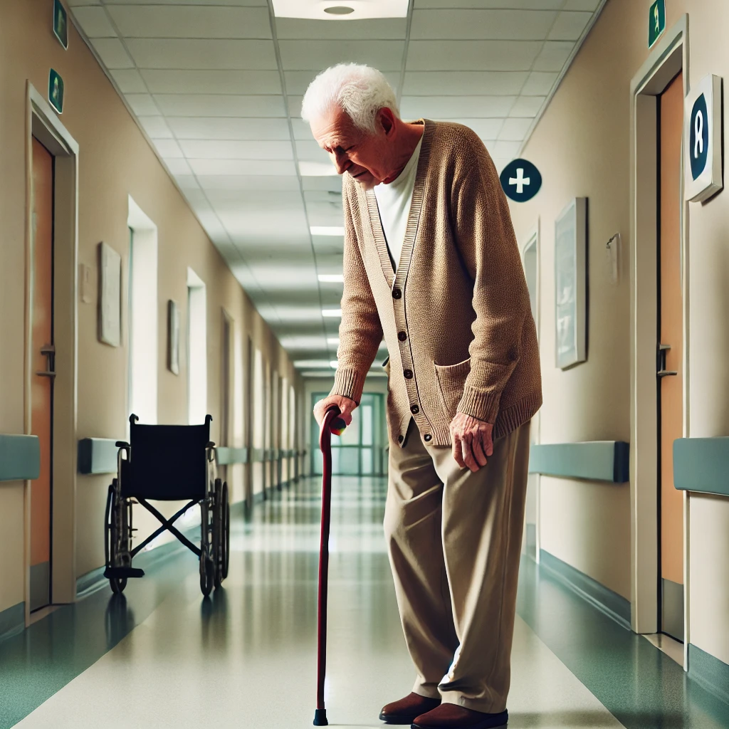 노년층의 고관절 골절에 관련된 사진