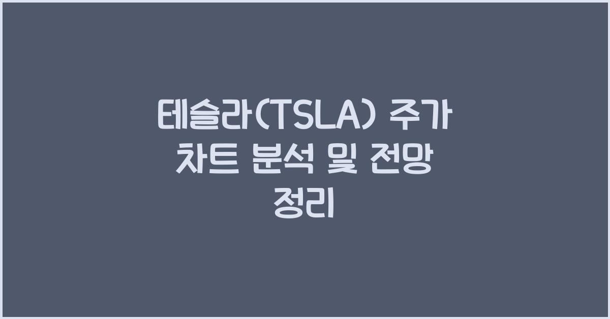 테슬라(TSLA) 주가 차트