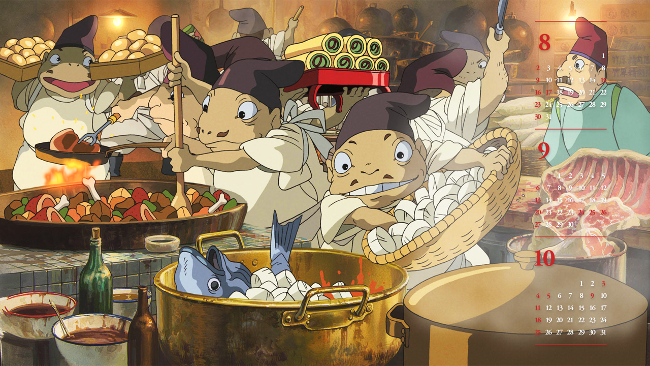 12 요리하는 일꾼들 B - 2026년9월 달력배경화면