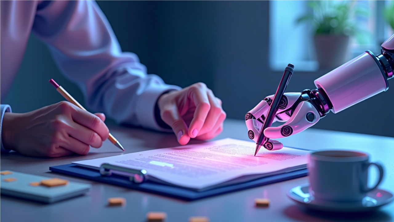 AI 문서작성 고급 기법 적용 방법을 시각화한 이미지