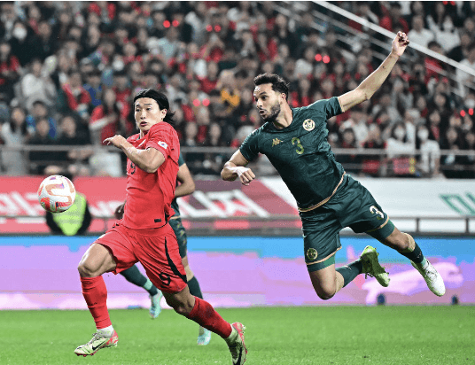 대표팀 경기 모습