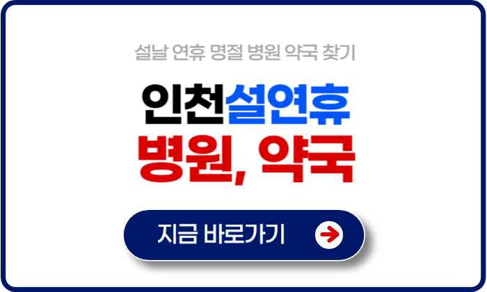 인천 설연휴 병원