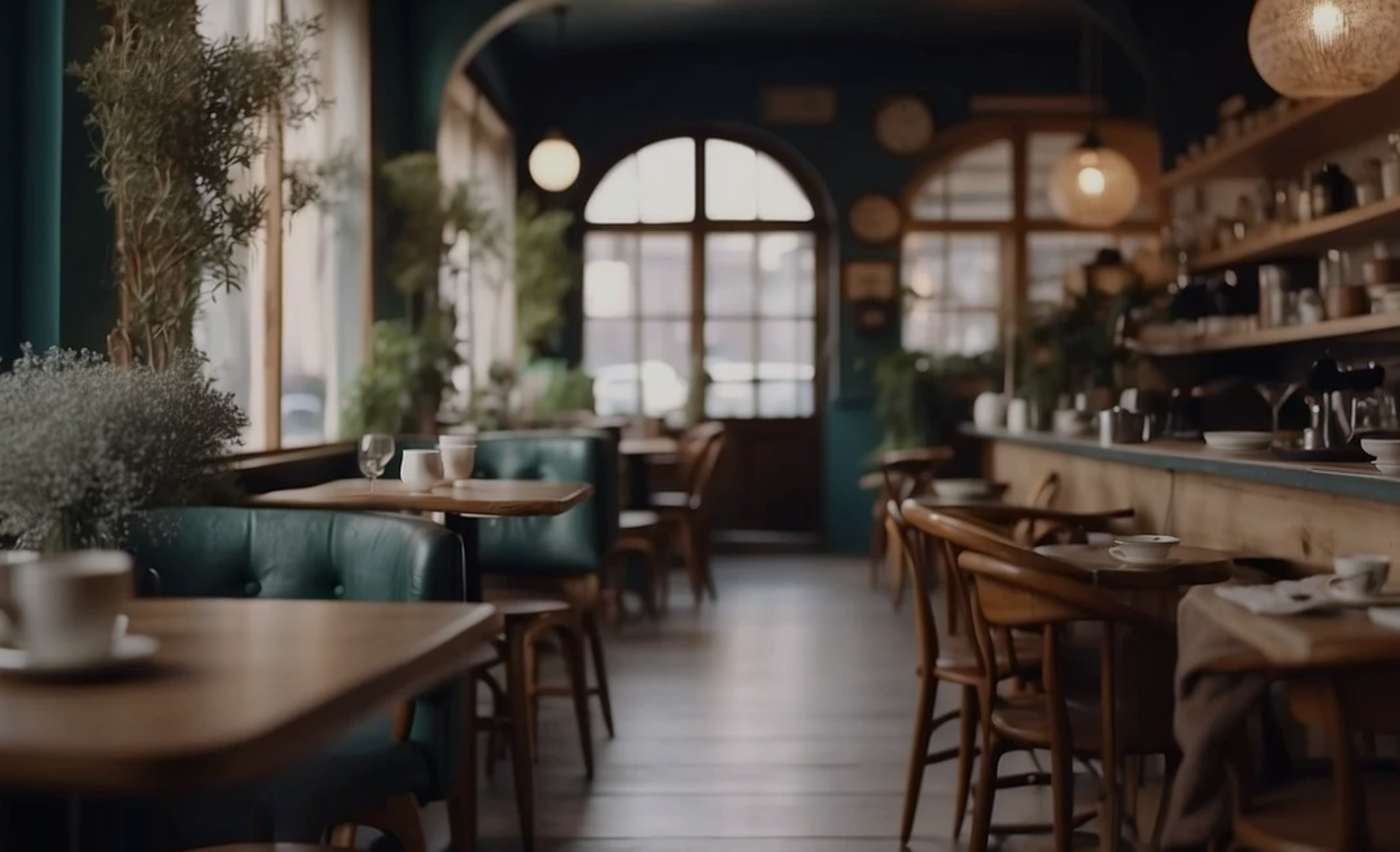 카페 내부 모습