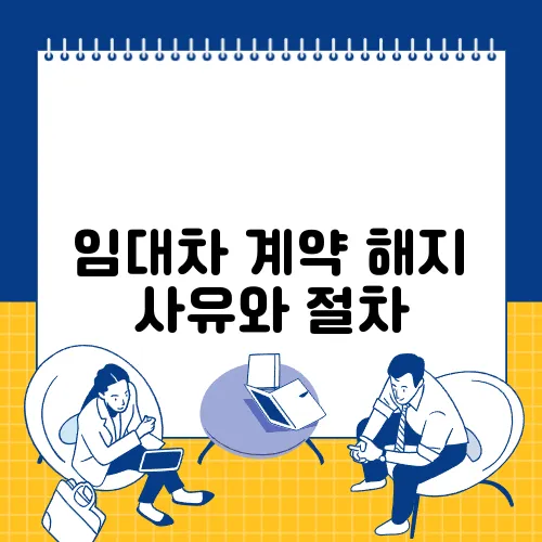 임대차 계약 해지 사유와 절차, 한눈에 정리!