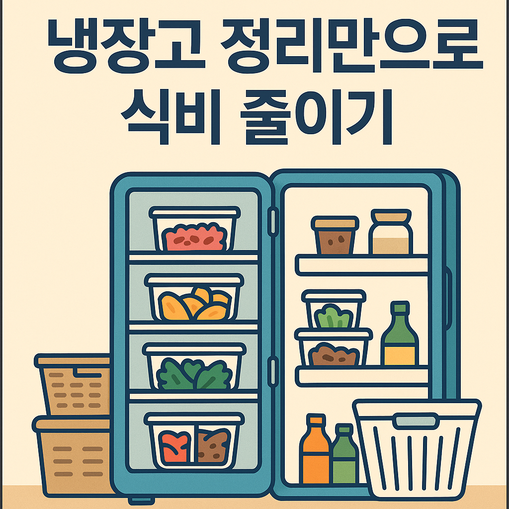 냉장고 정리만으로 식비 줄이기