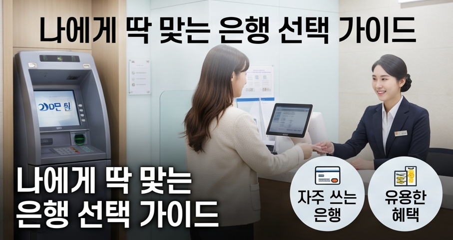 "내 조건에 딱 맞는 통장은?" - 2026 생계비계좌 은행별 혜택 비교!