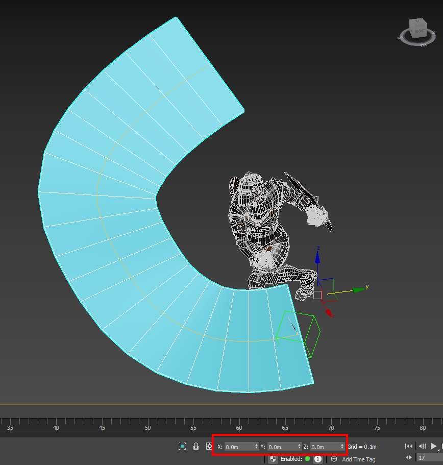 [3ds Max] 검기 메쉬 만들기 (Motion Path)
