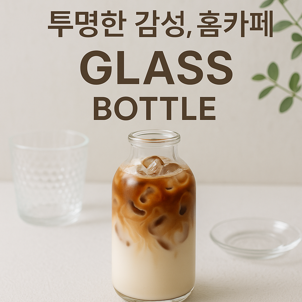 홈카페 유리병