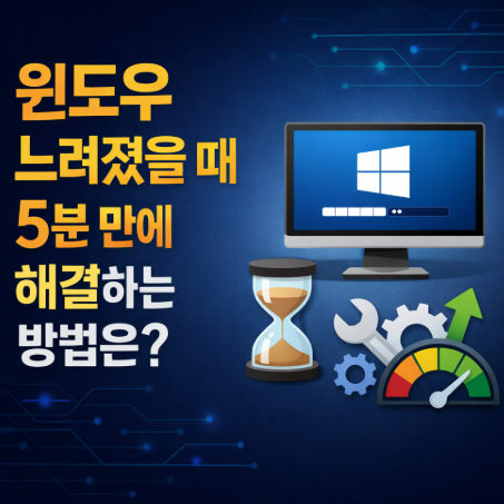 윈도우-느려졌을때