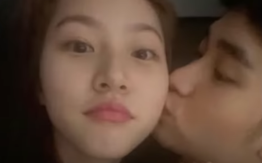 고 김새론(좌)과 생전에 촬영된 것으로 보이는 사진.(주) 김수현