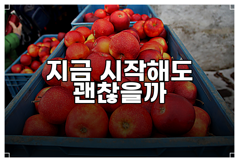 지금 시작해도 괜찮을까