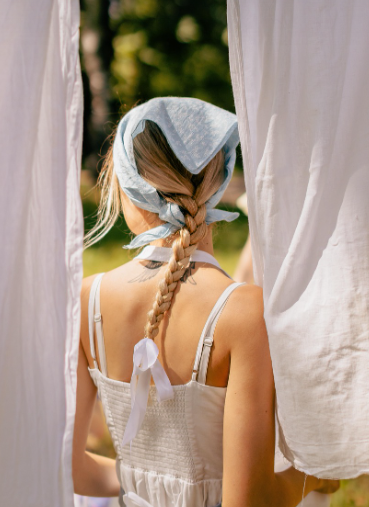 퍼스널 컬러 여름 쿨톤 패션 예시 사진