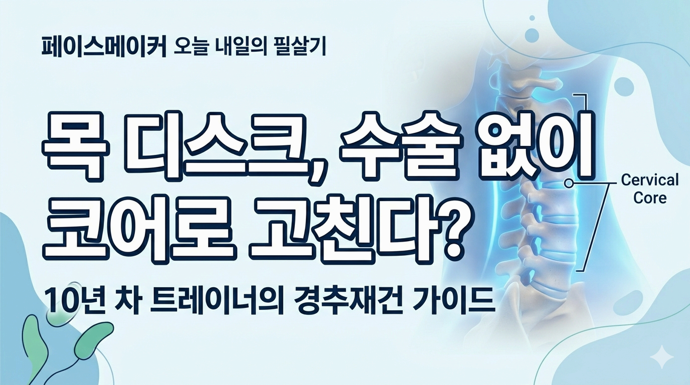 10년 차 트레이너의 경추 재건 가이드