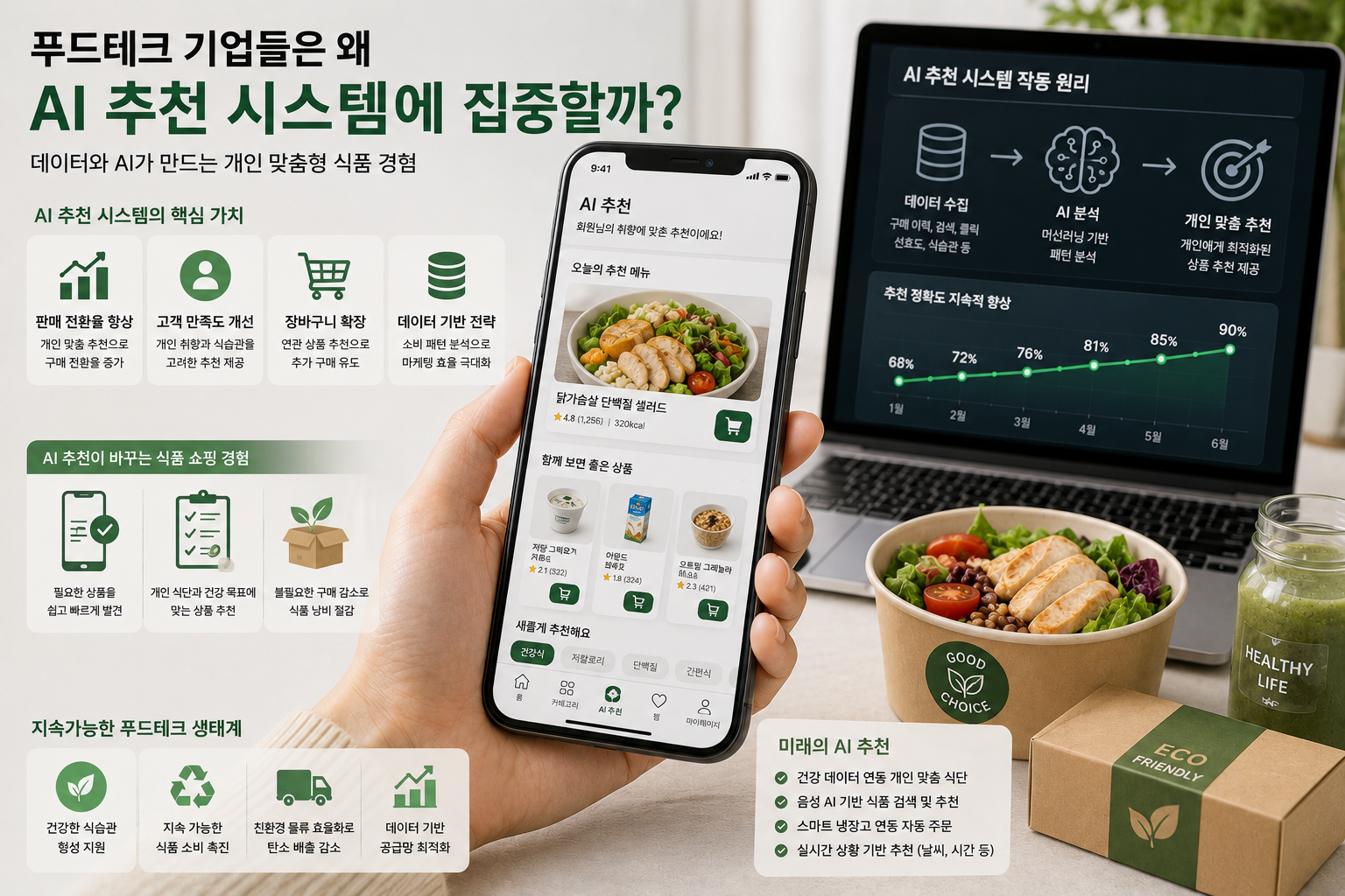 푸드테크 기업들이 AI 추천 시스템에 집중하는 이유