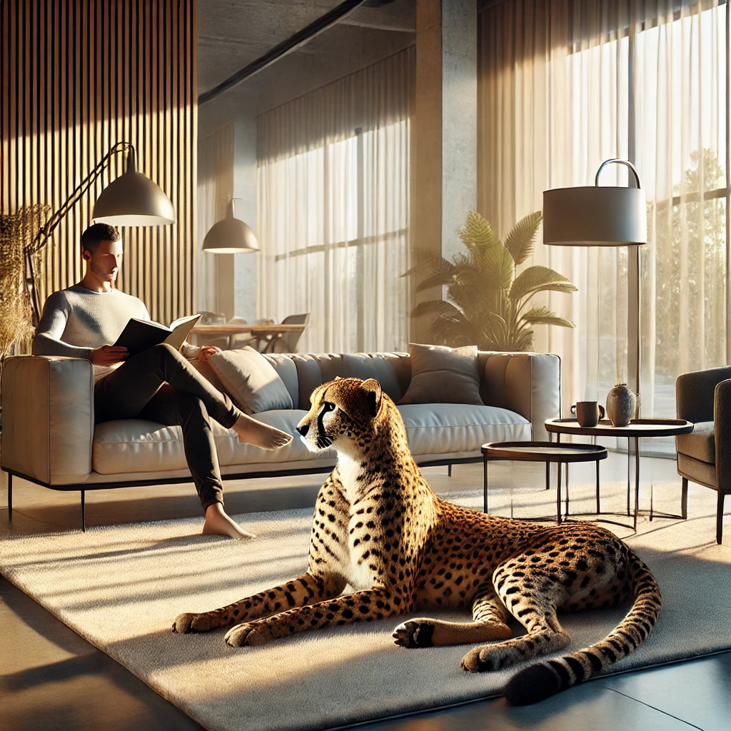 야생동물 애완동물 치타