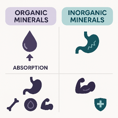 유기바이오미네랄 vs 무기미네랄