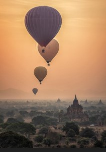 기구 투어 바간 여행
