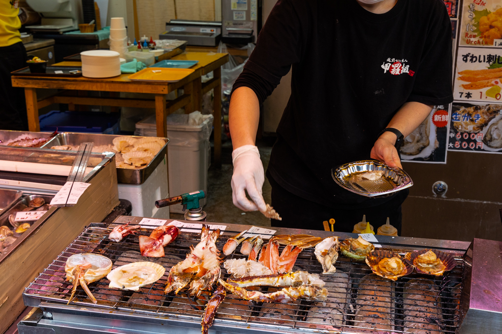 츠키지 시장 그릴 구이