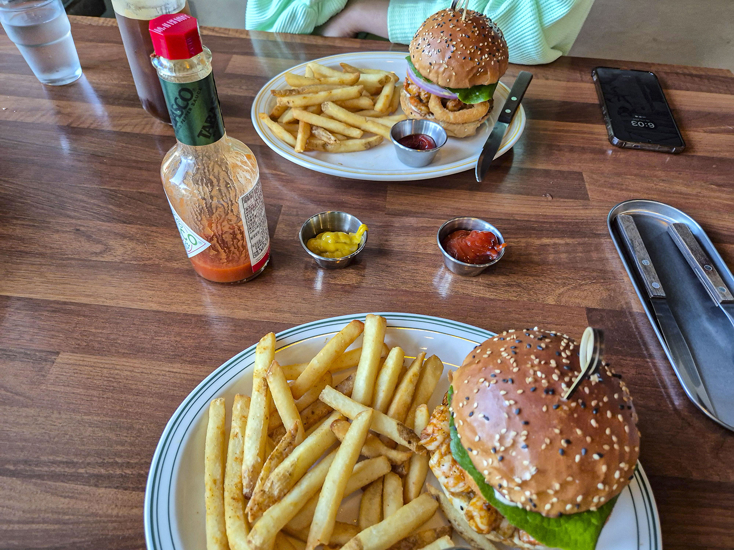 스파이시 쉬림프버거 세트 2