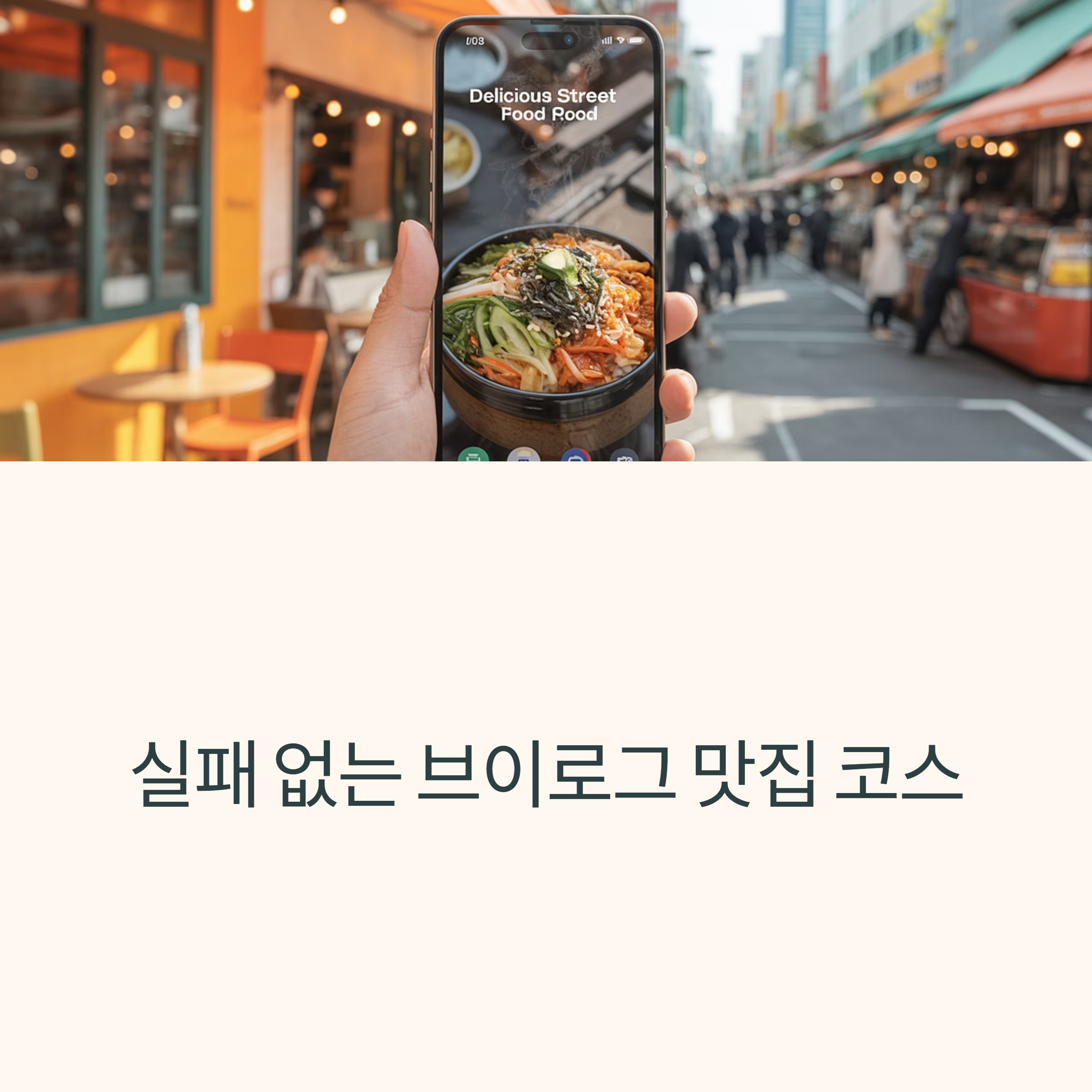 실패 없는 브이로그 맛집 코스 추천