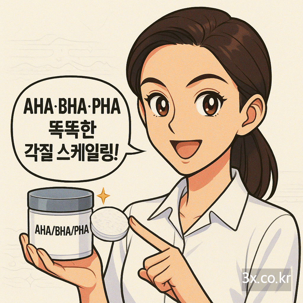 AHA·BHA·PHA ✨ 똑똑한 각질 스케일링!