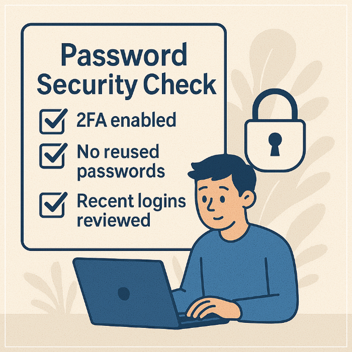 비밀번호 도용 막는 3단계 점검 리스트