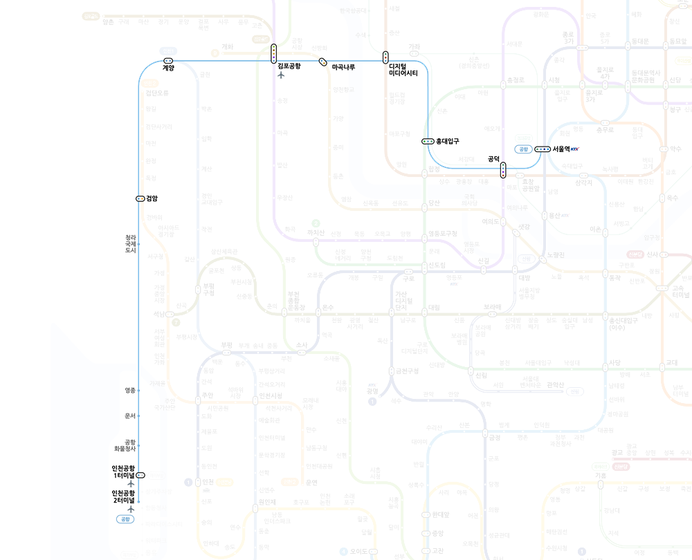 서울지하철노선도 크게보기 어플 다운로드