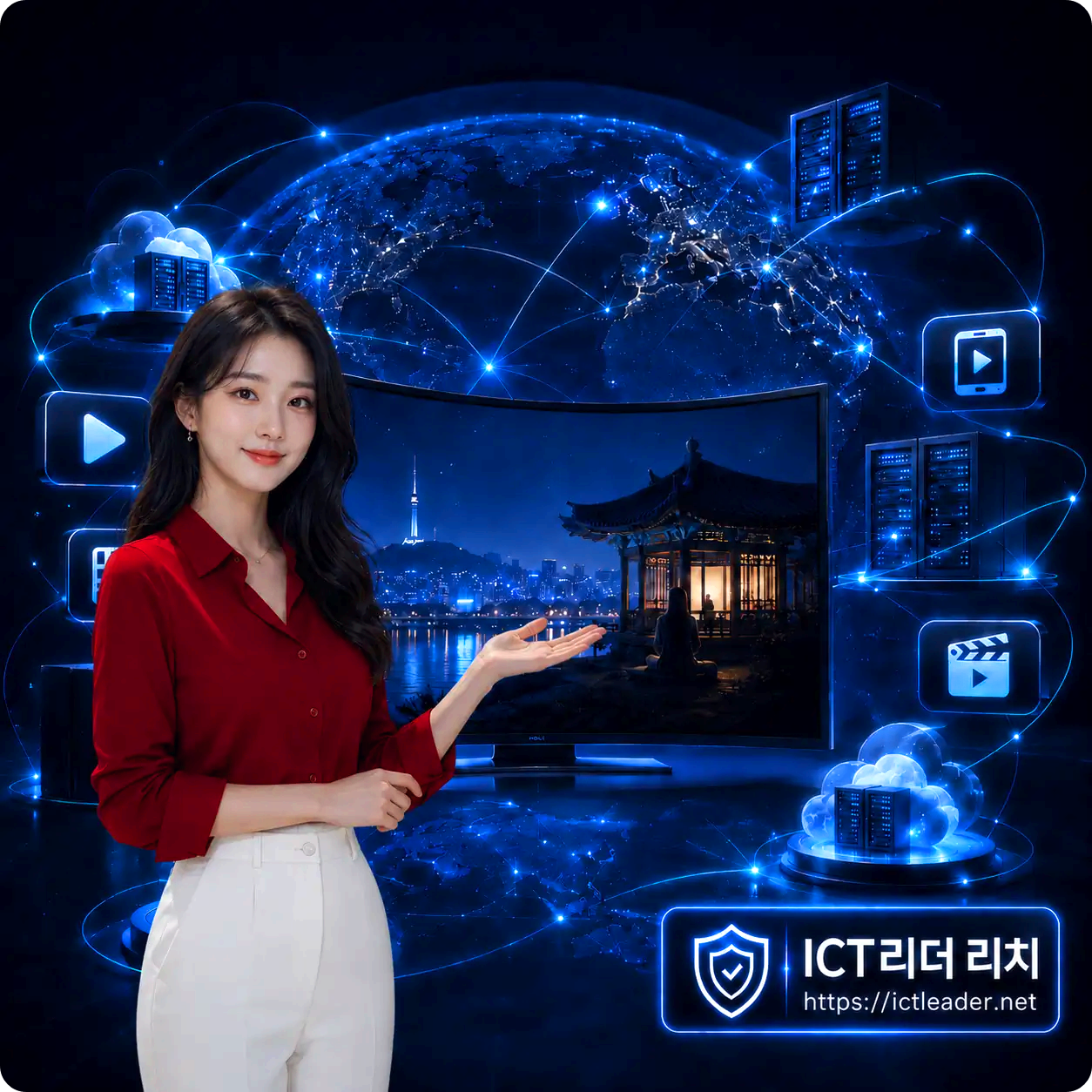 K드라마 글로벌 스트리밍 CDN 클라우드 OTT 대표 썸네일