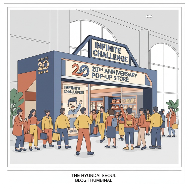 무한도전 20주년 팝업스토어