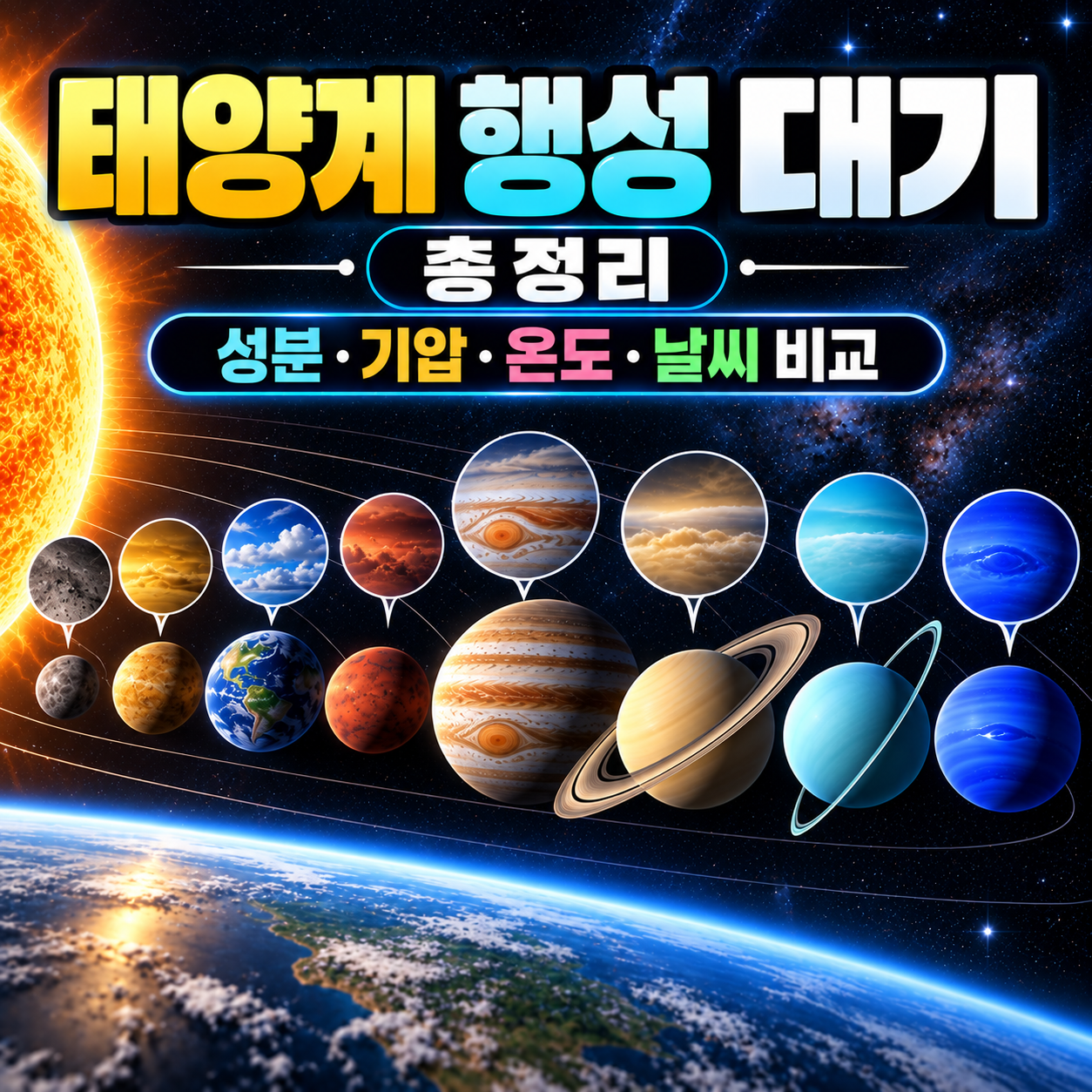 태양계 행성 대기