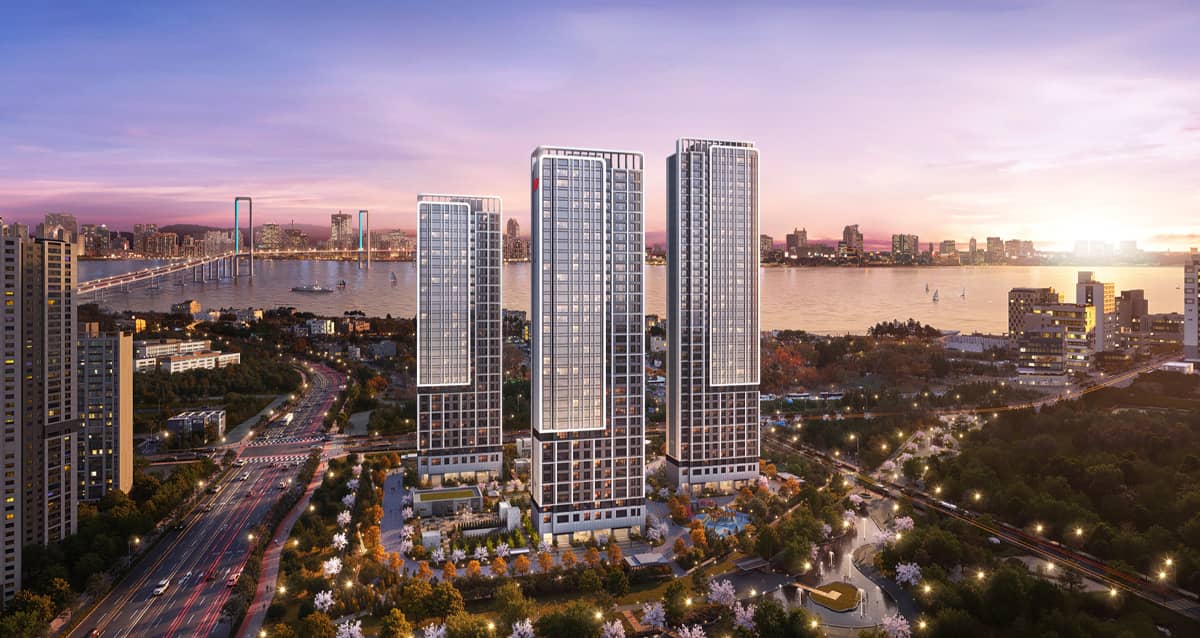 영종하늘도시 대라수 어썸 조감도