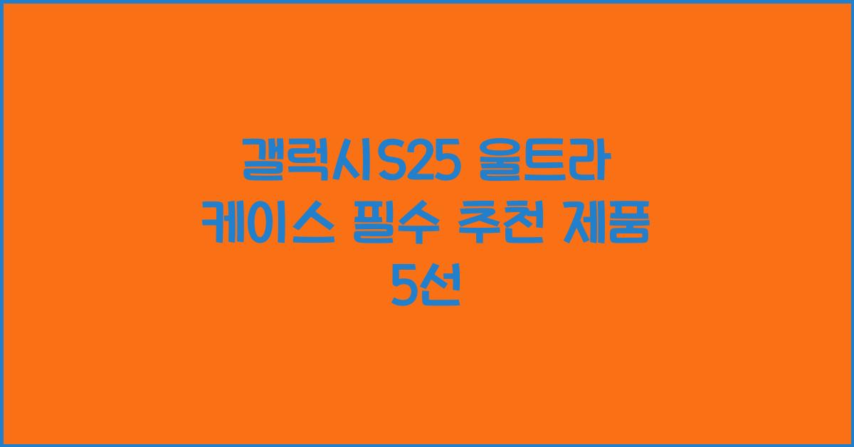 갤럭시s25 울트라 케이스
