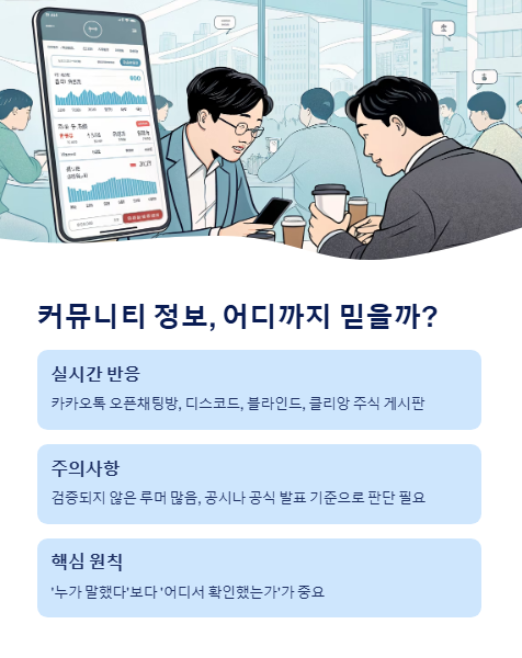 커뮤니티 정보 어디까지 믿을까?