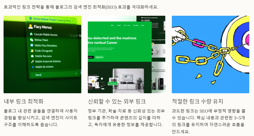 내부링크 외부링크 활용