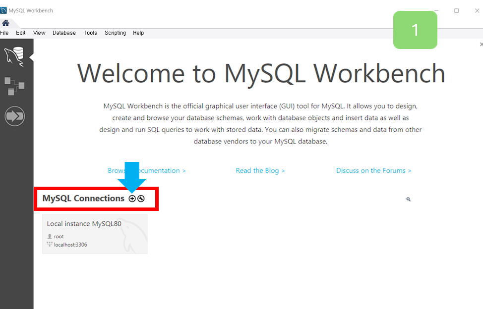 Connections 오른쪽 + 클릭합니다.