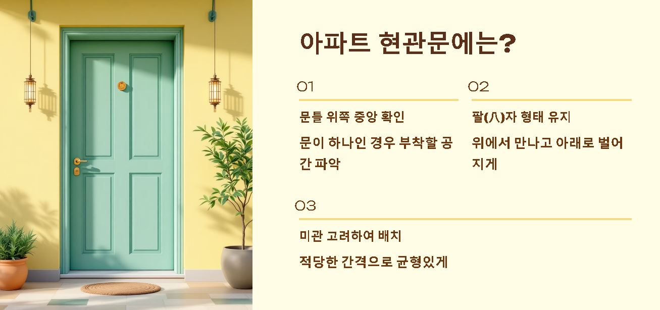 입춘대길 붙이는 방법 총정리