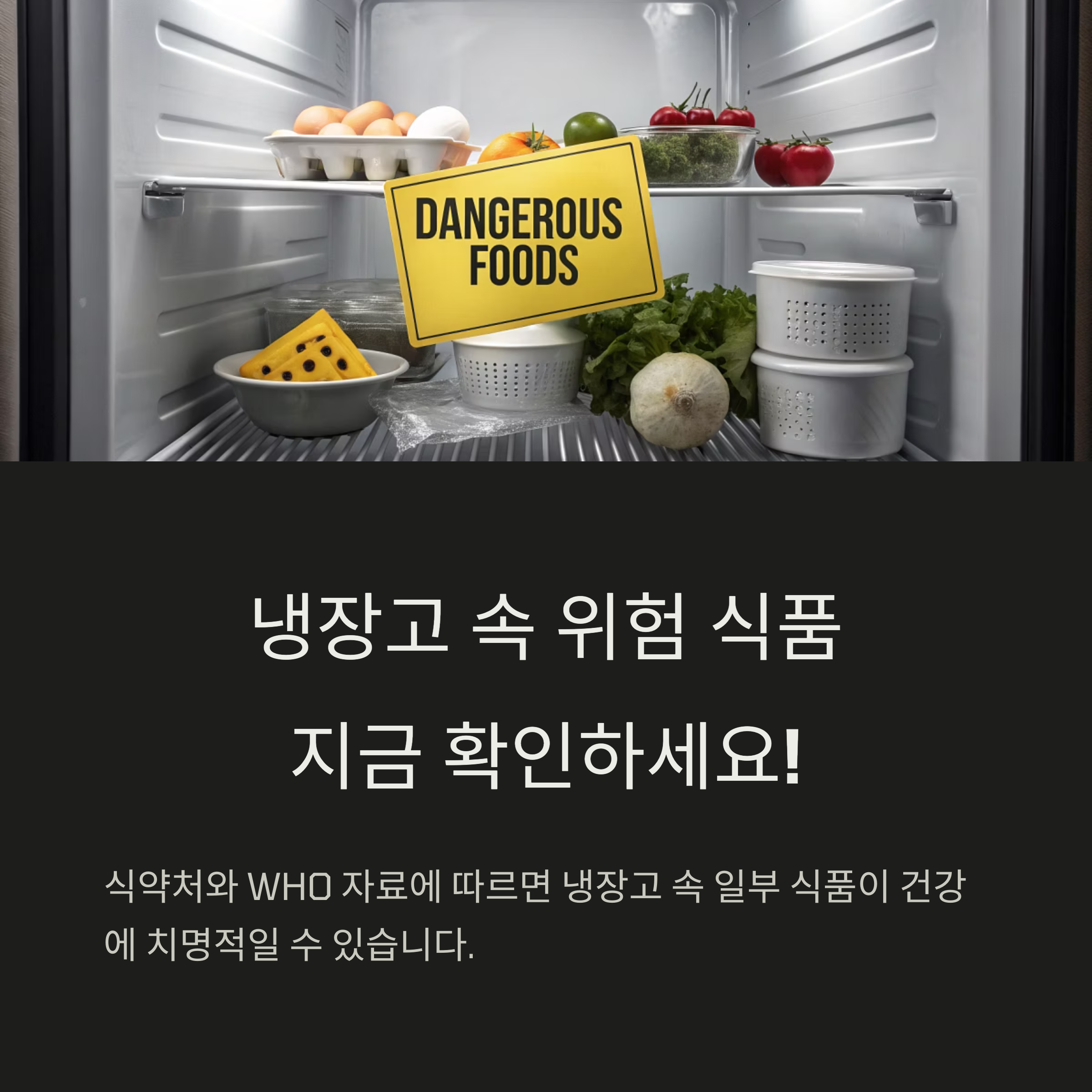 냉장고 속