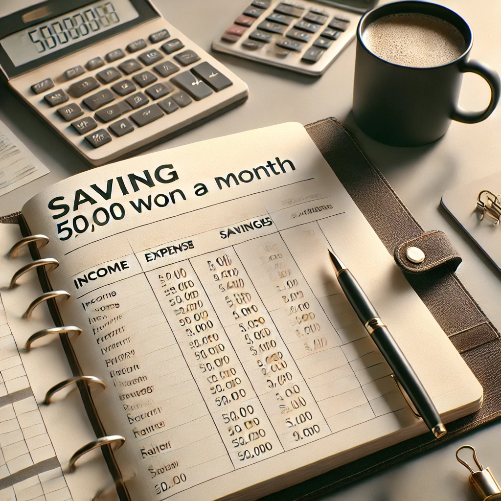 매달 50만원 절약하는 가계부 작성법