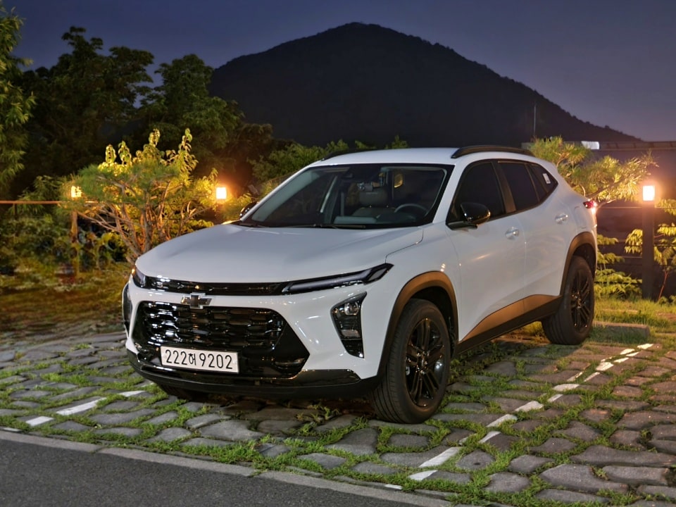 그린카로 대여한 트랙스 크로스오버입니다.