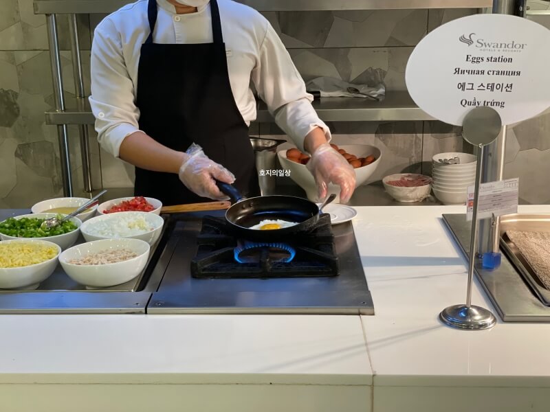 나트랑 스완도르 리조트 올 인클루시브 - 즉석 에그