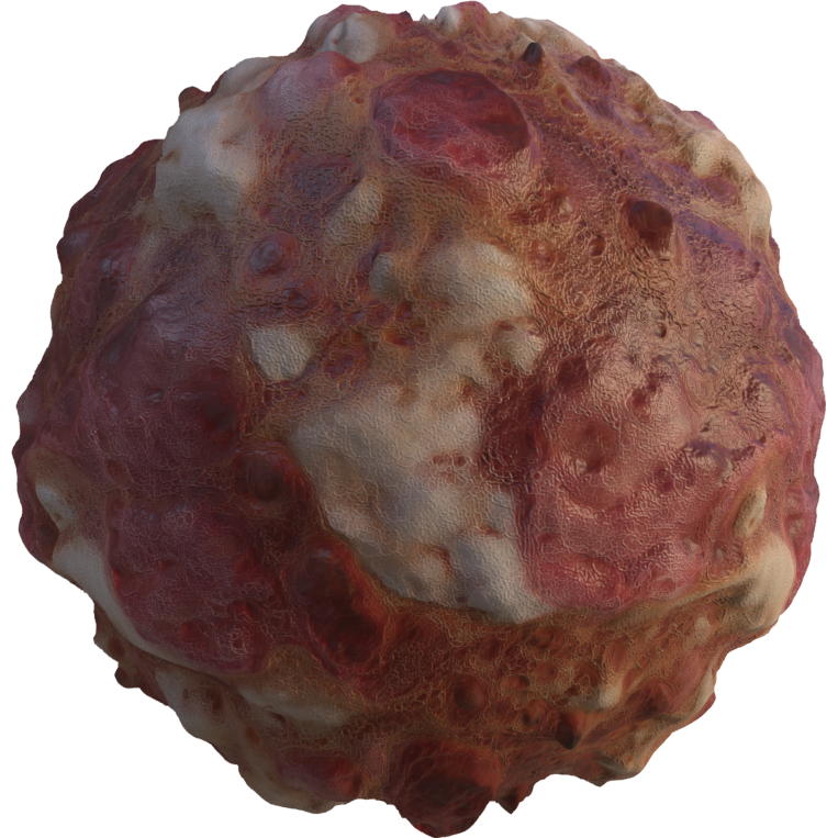 smooth pink porous flesh 2 pbr texture sbsar
