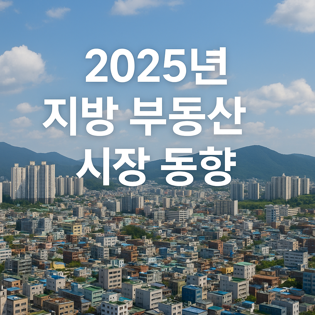 2025년 지방 부동산 시장 동향
