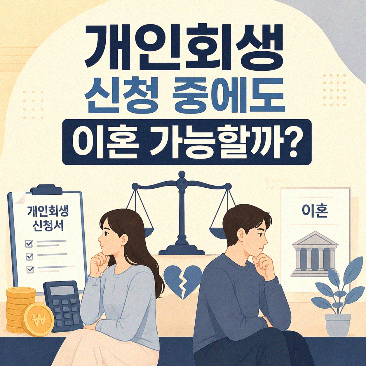 개인회생 신청 시 이혼 절차 어떻게 되나요?