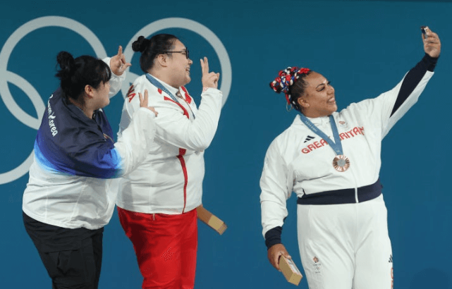 박혜정 역도 시상식 장면