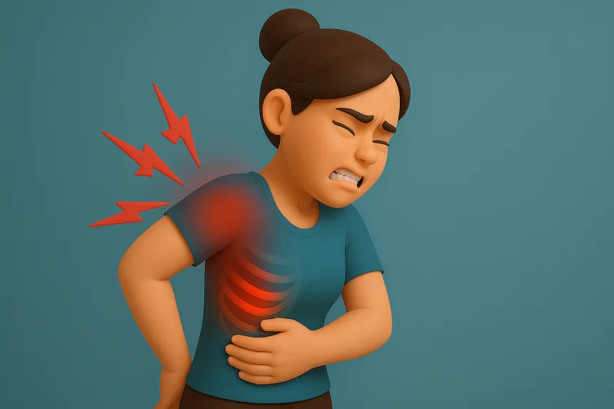 왼쪽 겨드랑이 밑 통증