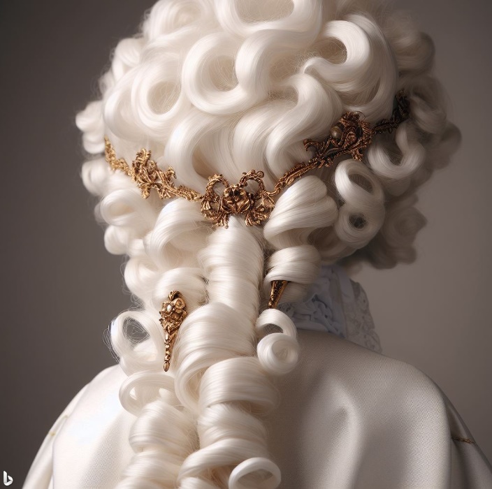 루이 13세의 가발(made by Bing)